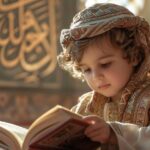 enfant qui apprend l'arabe